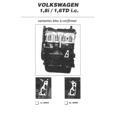 VOLKSWAGEN 1.8i type DX engine overhaul - Bare petrol engine exchange renovation