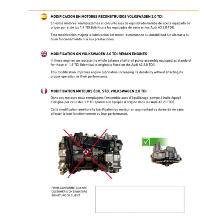Comprar AUDI 2.0 TDI (Inyector unitario) BRC...