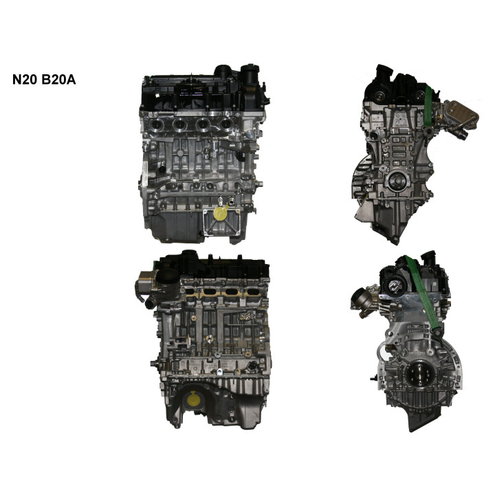 BMW 2.0i engine type N20B20 - Bare exchange engine