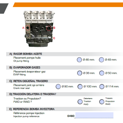 Buy IVECO / RENAULT 2.5 TYPE engine overhaul