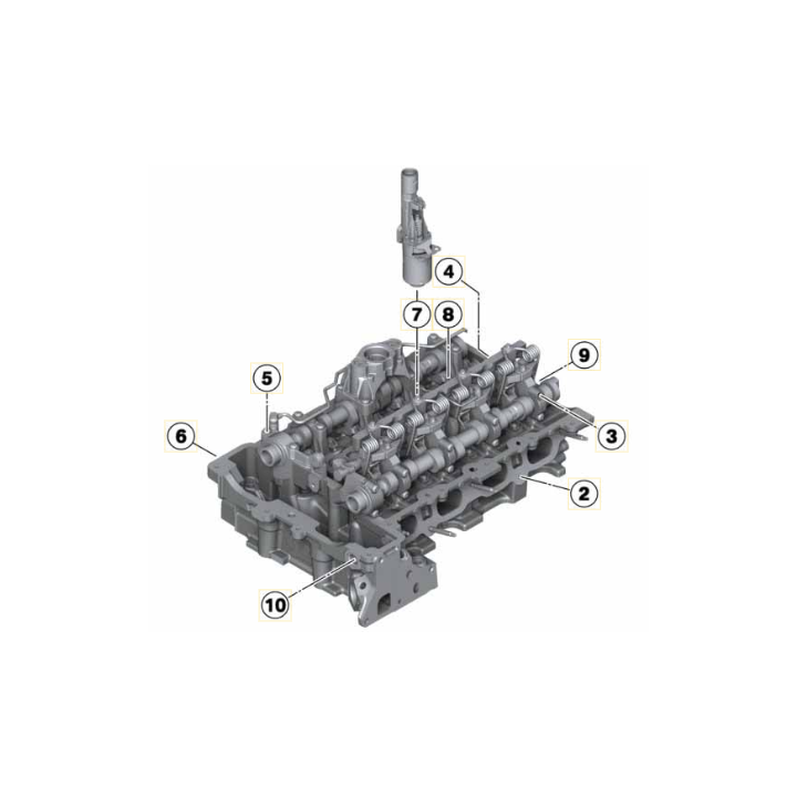 Buy semi-complete remanufactured cylinder head