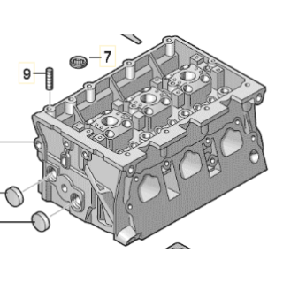 Zylinderkopf teilkomplett AUDI 2.0 TDi type CRLB - Überholter Diesel-Zylinderkopf