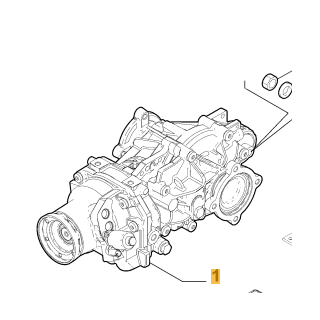 Pont arrière FIAT PANDA 4X4 - 55263470 Différentiel Ar échange standard