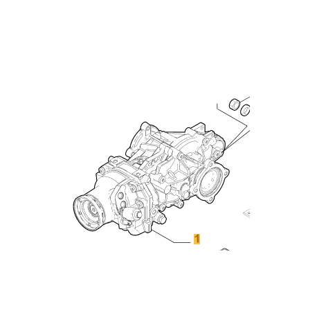 Assale posteriore FIAT PANDA 4X4 - 55234680 Scambio rifacimento differenziale posteriore
