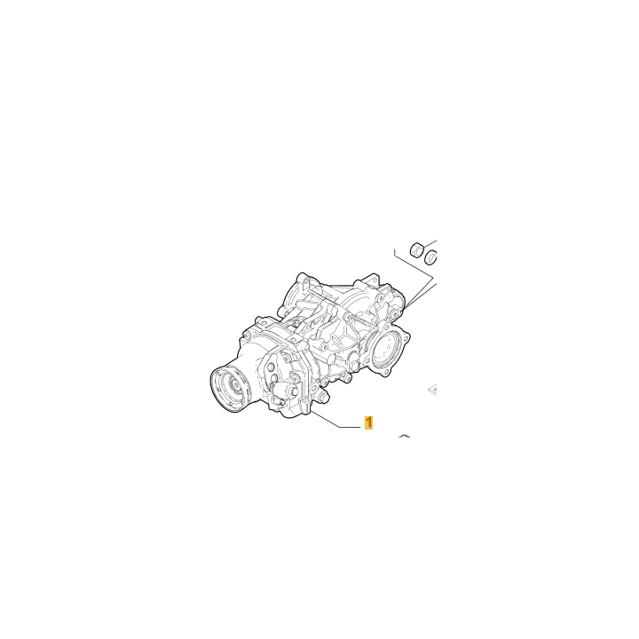 Assale posteriore FIAT PANDA 4X4 - 55234680 Scambio rifacimento differenziale posteriore