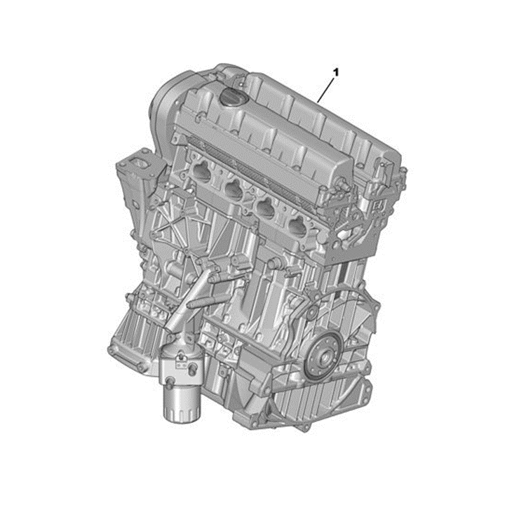 Reparación de motor - Peugeot 2.0i tipo RF.. - Motor de intercambio renovado.
