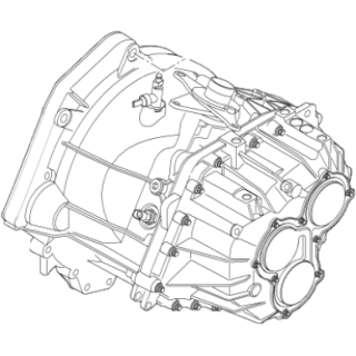 FIAT Selespeed gearbox type M40 - Robotized gearbox remanufactured - Mechanical part only