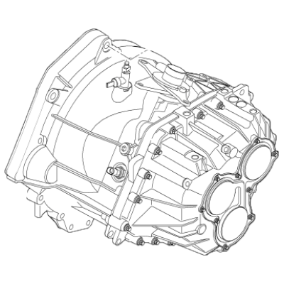 FIAT Selespeed-Getriebe vom Typ M40 – Standard-Austausch-Robotergetriebe – nur mechanisches Teil