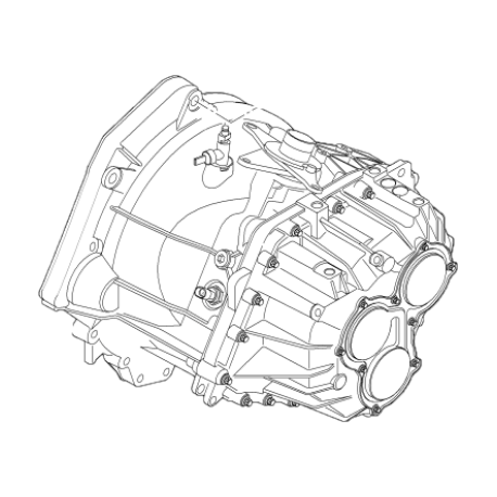 FIAT Selespeed-Getriebe vom Typ M40 – Standard-Austausch-Robotergetriebe – nur mechanisches Teil