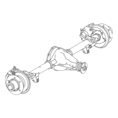 Mercedes-Benz SPRINTER rear axle refurbishment - Rear axle exchange renovation