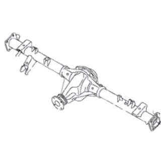 Rear axle refurbishment - NISSAN NAVARA 2.5 dCi - Rear axle exchange renovation