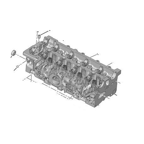Culasse complète  PEUGEOT 2.0 HDi type AHM / AH01 / AH02 - Culasse diesel échange standard