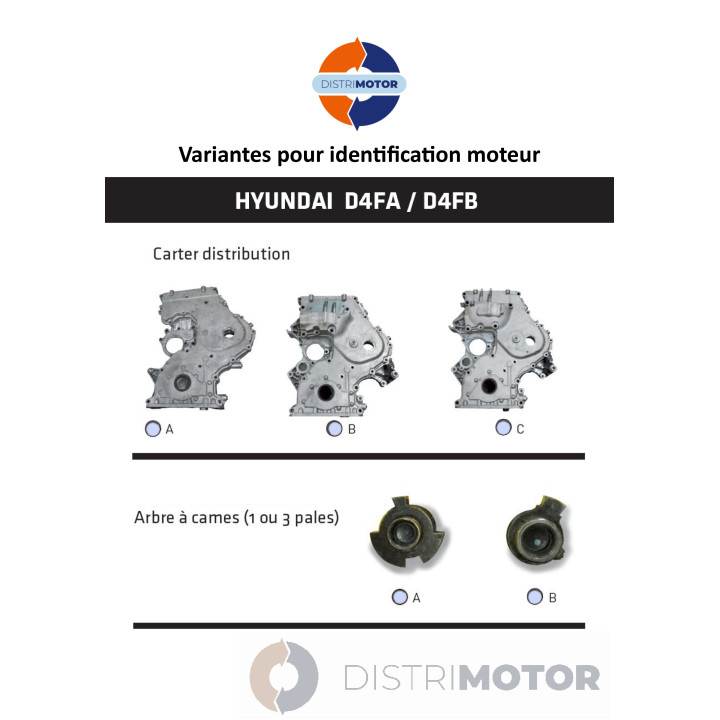 HYUNDAI 1.6 CRDi Typ D4FB-Motor – Standard-Austausch-Dieselmotor