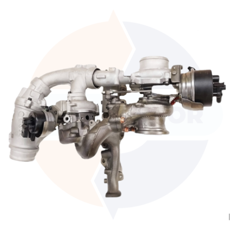 Bi-turbo 11658591887 + 11658587540 - Bi-turbo échange standard