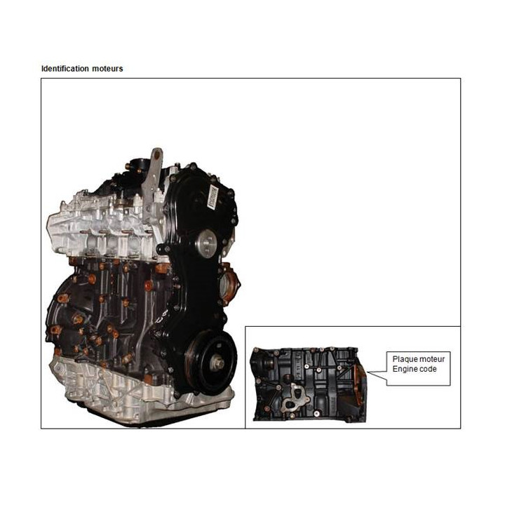 RENAULT 2.0 dCi engine type M9R710 / M9R712  / M9R763 - Remanufactured bare diesel engine