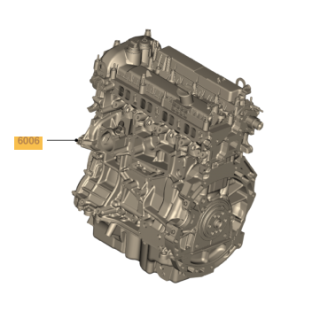 Engine FORD 2.0 TDCi type IXDA - bare gasoline engine standard exchange
