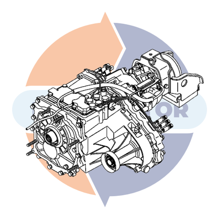Boite de transfert MITSUBISHI type MR518872 - Boite de transfert échange standard