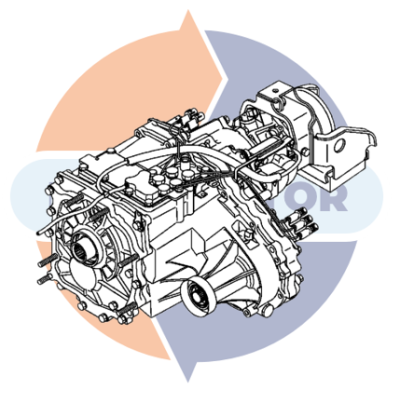 Boite de transfert MITSUBISHI type MR518872 - Boite de transfert échange standard