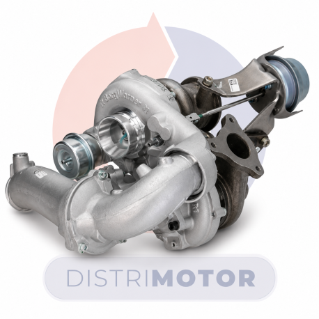 Bi-turbo BorgWarner type 10009700019 - Turbocompresseur échange standard